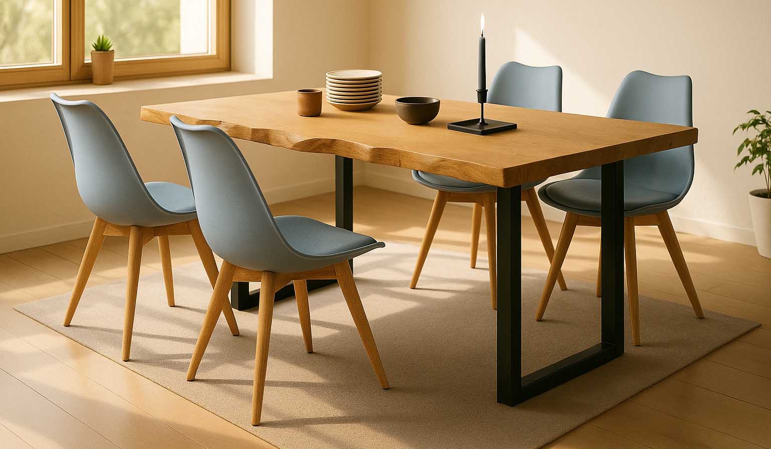 Tisch mit passendne Stühlen